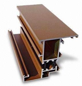 China Mill Finish Aluminum Curtain Wall Profile Bronze / Black Energy Saving wholesale