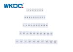 ZB Screw Terminal Block Marking Number Tag Zack Marker Strip Label