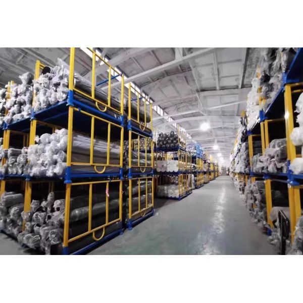 Heavy Duty Stackable Warehouse Racks Assemblable / Foldable Stackable Shelf Racks