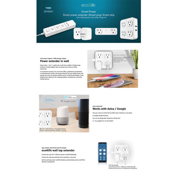 Smart Wall Tap Plug 4x4 (US)