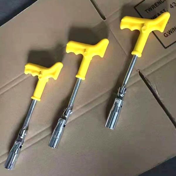 Quality 16/21mm Spark Plug Socket Wrench T Handle Universal Joint for sale