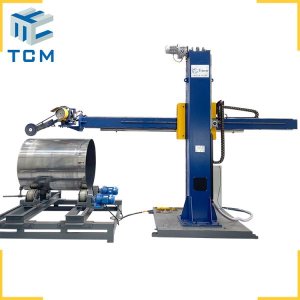 8-15m2/Hour Automatic Polishing Machine For Steel Tank Shell Surface Grinding Buffing