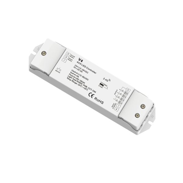 ABS Rgbw Led Strip Controller , Rgb Touch Panel Controller No Flickering