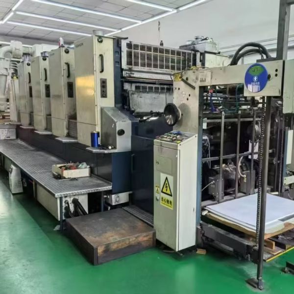 Used Komori 440 SAPC 4-Color Offset Printing Machine with 200v Power and 15000 B&W Pages Per Minute