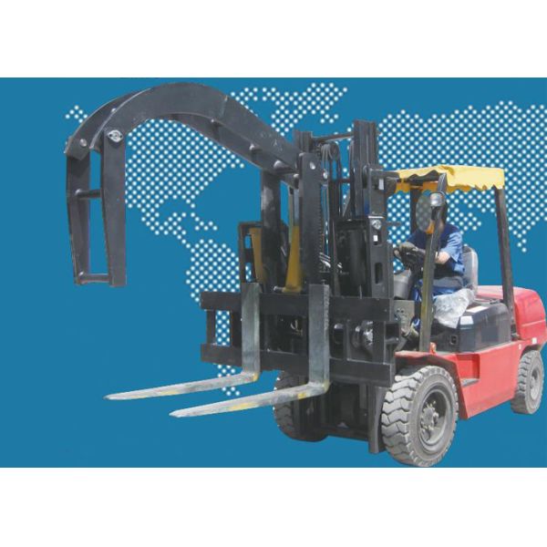 Steel Forklift Pipe Clamp Attachment Forklift Attachments For Lifting Pipe
