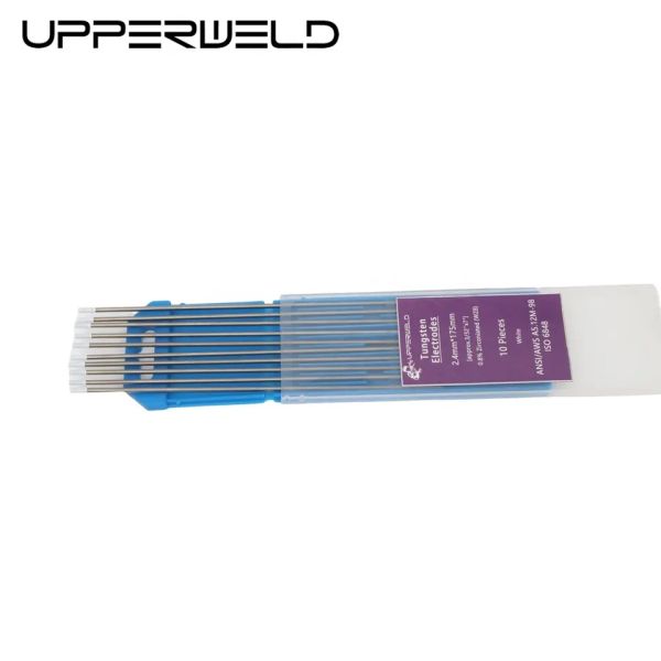 TIG Welding WZ8 Tungsten Electrodes 0.8% Zirconiated White 10-Pack 150/175mm Length