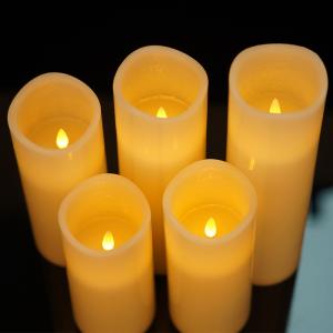 China LED Candle Real Wax LED Candles with Remote Control and Battery Operated on sale