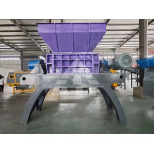 Waste Textile Shredder Machine Two Shaft Cloth Leather Fabric Shredder
