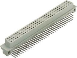 Female Header DIN 41612 Connector Three Row WIth Hook Right Angle Type