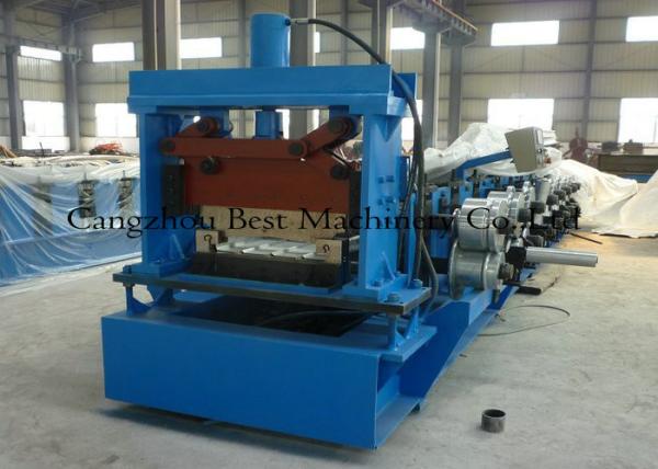 Quality Tapered Standing Seam Metal Roof Roll Forming Machine 5.5kw Hydraulic Cutting Type for sale