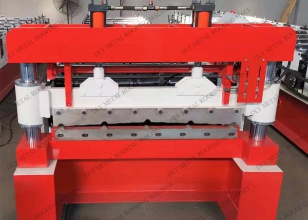Quality Trapezoidal 3phases Roof Roll Forming Machine Plc Control System for sale