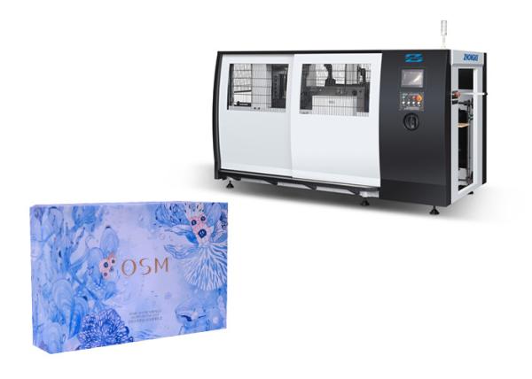 Quality Rigid Cardboard Box Folding Machine High Speed Separation Easy Installation for sale