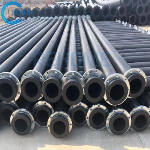 China Large Diameter Yellow UHMWPE Pipe UV Stabilized For Mining wholesale