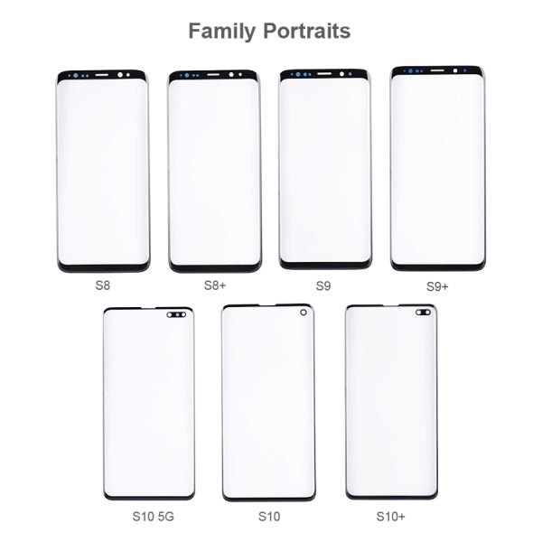 Samsung Galaxy S8 S9 S105G OCA Glass Phone Front Glass ODM
