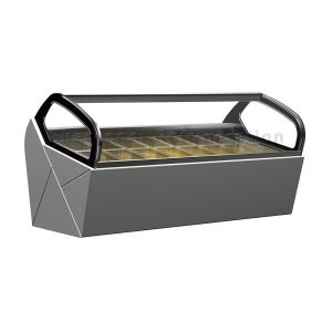 China 16 Pans Ice Cream Display Freezer wholesale