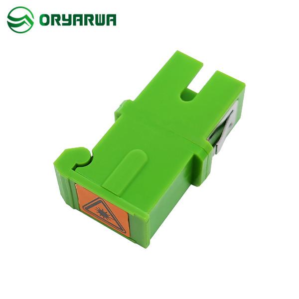 Quality Outer Shutter Simplex SC To SC Fiber Coupler Flangeless For Telecom Network for sale