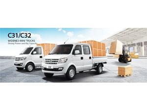 China C31 C32 Small Cargo Truck 900 Kg Loading Capacity Light Cargo Truck With Single Cabin wholesale