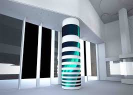 HD full color curved led tv display screen for indoor led advertising display screen curve