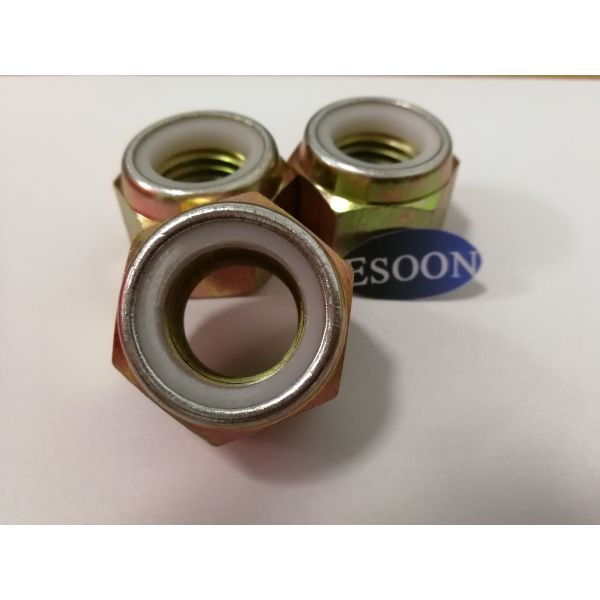 Self-locking Nuts with Nonmetallic Insert DIN982,Zinc Plated,Grade 4.8 Class. M24-3.0 Size