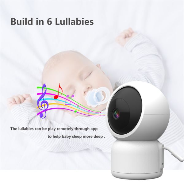 Smart PT Baby Monitor Camera with Cry Detection