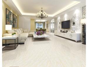 4pcs 80x80cm Polished Porcelain Tiles White Gray 600X600mm ISO13006