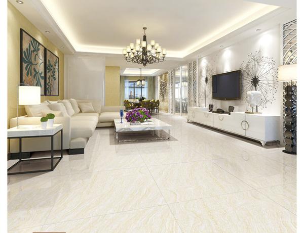 Quality 4pcs 80x80cm Polished Porcelain Tiles White Gray 600X600mm ISO13006 for sale