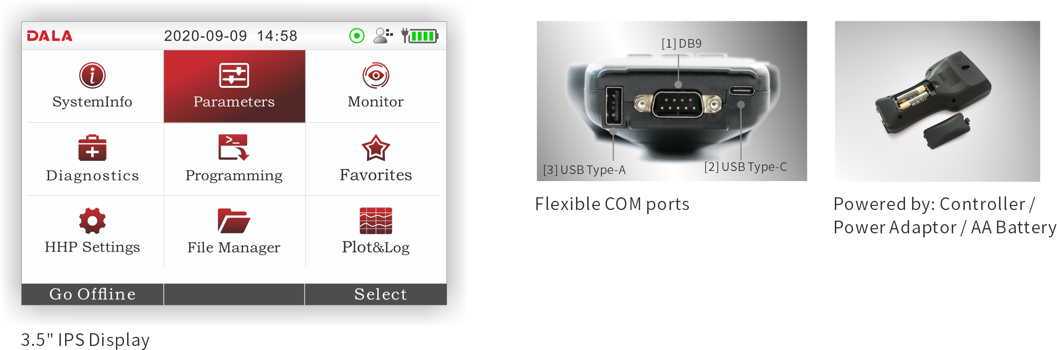 24V Handheld Programmer Market Mainstream Controllers Hand Held Programmer DS13