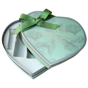 China Heart Shape Beauty Gift Box Packaging Matte Finishi With Ribbion wholesale