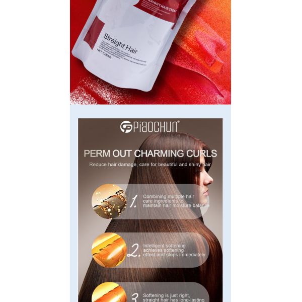 Salon Use Hair Protector Cream For Straightening , Frizz Control Cream Long Lasting