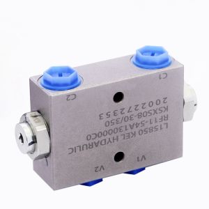 China Pilot Operated Hydraulic Double Check Valve Main 350bar Pressure wholesale