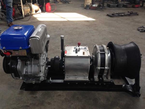 Quality 5 Ton Gasoline Engine Cable Winch Puller for Power Construction for sale