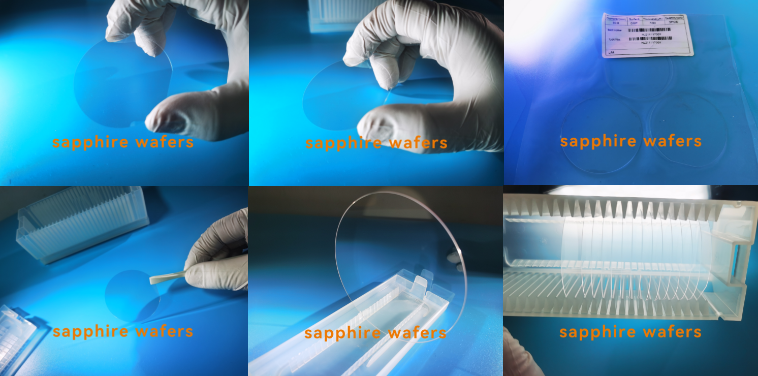 Customized SIC Silicon Carbide Wafer Single Crystal Window Piece 60 X 10 X 0.5mm