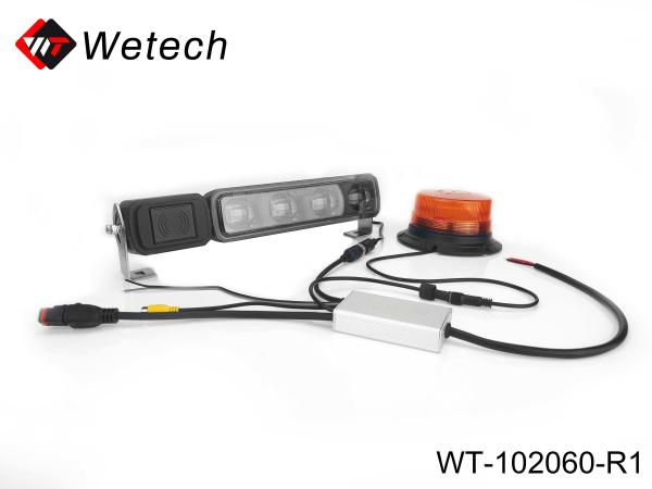 Quality 360 Degree Vehicle  Forklift AI Panoramic Protection Warning Light  View Control Box System for sale