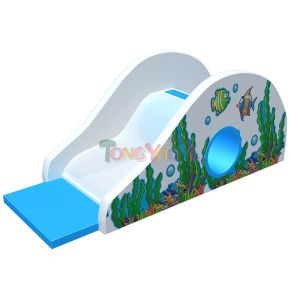 China Kids Soft Play Slide 260cm*70cm Childrens Small Slide Customized wholesale