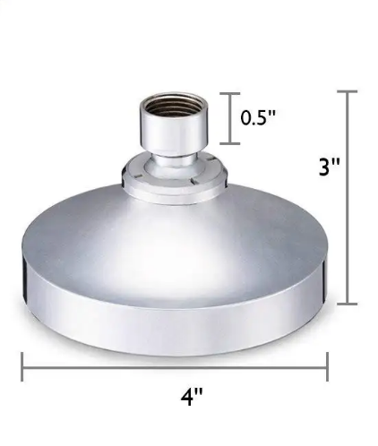 71mm Outer Diameter Round Spray Shower Head Shower Room Accessories