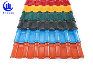 China Construction Material ASA Plastic Sheet For Roof Customized With Pvc Synthetic Resin Roof Tile on sale