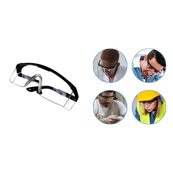 Eyewear Protective Impact Resistant Safety Goggles With Polycarbonate Lens