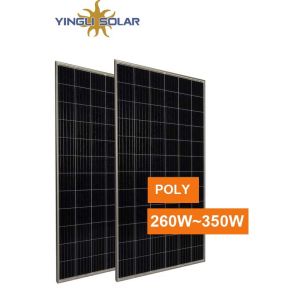72 Cells 5bb Poly 340w White Backsheet Yingli Solar Panel