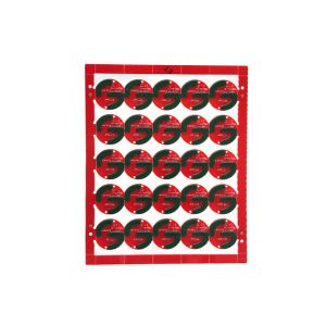 China Peelable Mask 1OZ Copper Red Ink FR4 Printed Circuit Board wholesale