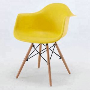 China Fracture Resistant Plastic Reception Chairs , Armchair Style Dining Chairs wholesale