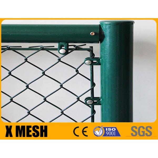 PVC Coated Galvanized Chain Link Fence 25mm Mesh 8ft Metal Chain Link Fencing