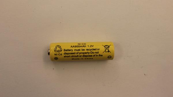 Quality AA 1.2V 900mAh NiCD Rechargeable Flashlight Battery Rechargeable Torch Battery for sale
