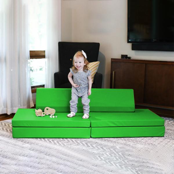 Versatile Modular 6 Piece Foam Children'S Play Sofa Set With Waterproof Inner Liner