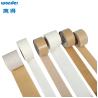 Self Adhesive White Kraft Paper Tape 0.130mm Thickness Solvent Based for sale