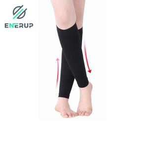 China 20mm Firm Footless Support Hose Varicose Veins Calf Compression Socks on sale