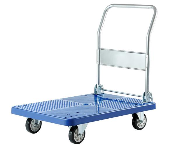 Quality Silent Durable Plastic Platform Trucks ,  Hand Truck Trolley 150kg for sale