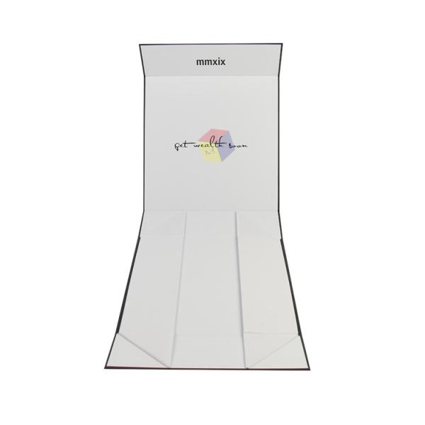 Apparel Collapsible Magnetic Folding Paper Gift Luxury Clothing Packaging Boxes Custom Shiny Logo