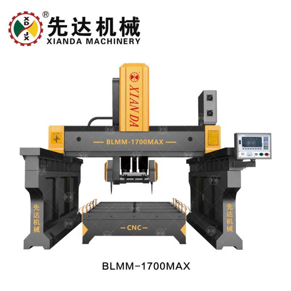 Quality Dual Beam Bridge Type Cutting Milling Machine 3 Axis Cnc System for sale