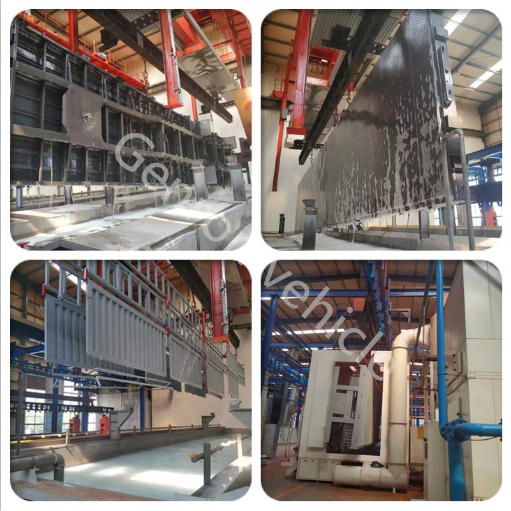 Heavy Duty 3 Axles Steel CNAS CQC Storage Semi Trailer