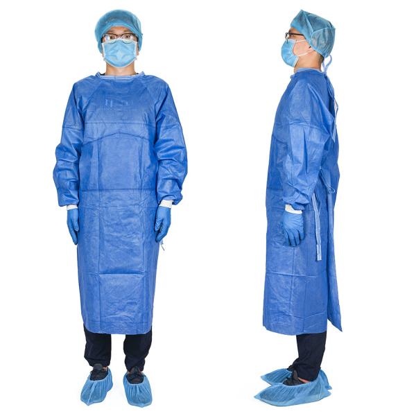 Quality Patient Microporous Filtering Film Operating Surgical Gown for sale